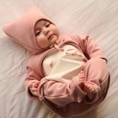 1 Pcs Newborn Baby Cotton Hooded Boys/Girls Warm Clothes