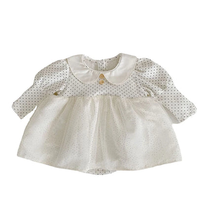 Infant Baby Girls Sleeveless Knit Rompers