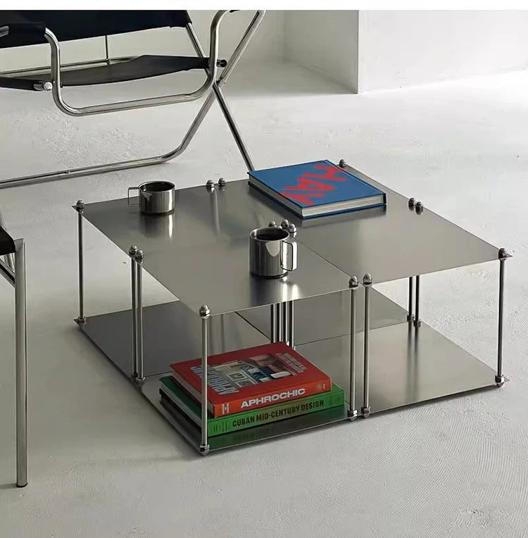 Stainless Steel Coffee Tables Decor Display Stand