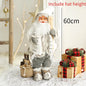 Large Standing Santa Figurine Doll Home Decoration