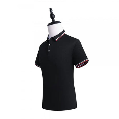 Restaurant Polo Shirt for Men Women Waiter Short Sleeve