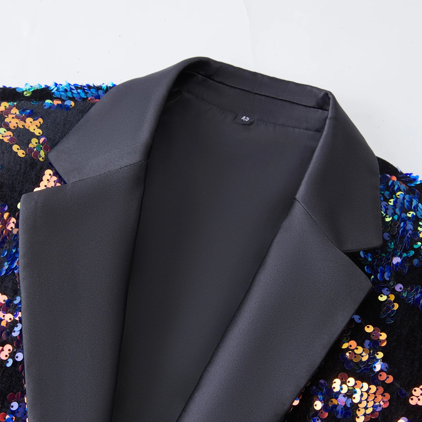 Men's fashion sequined suit jacket formal party