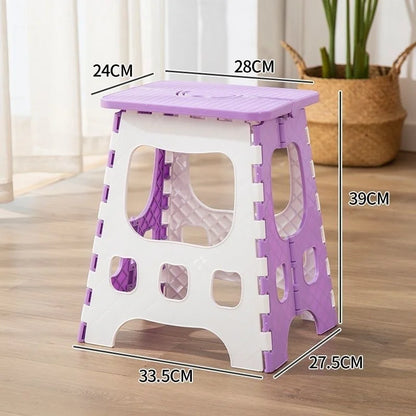 Thickened Mini Plastic Folding Stool Portable