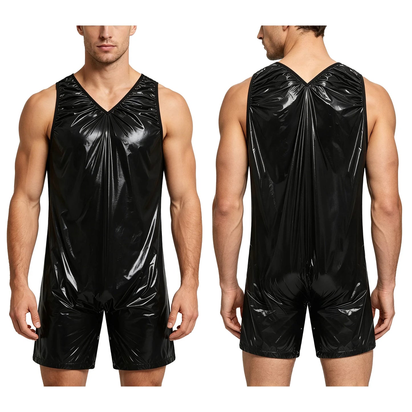 Mens Tear Away Backless, Nightclub Party Jumpsuit