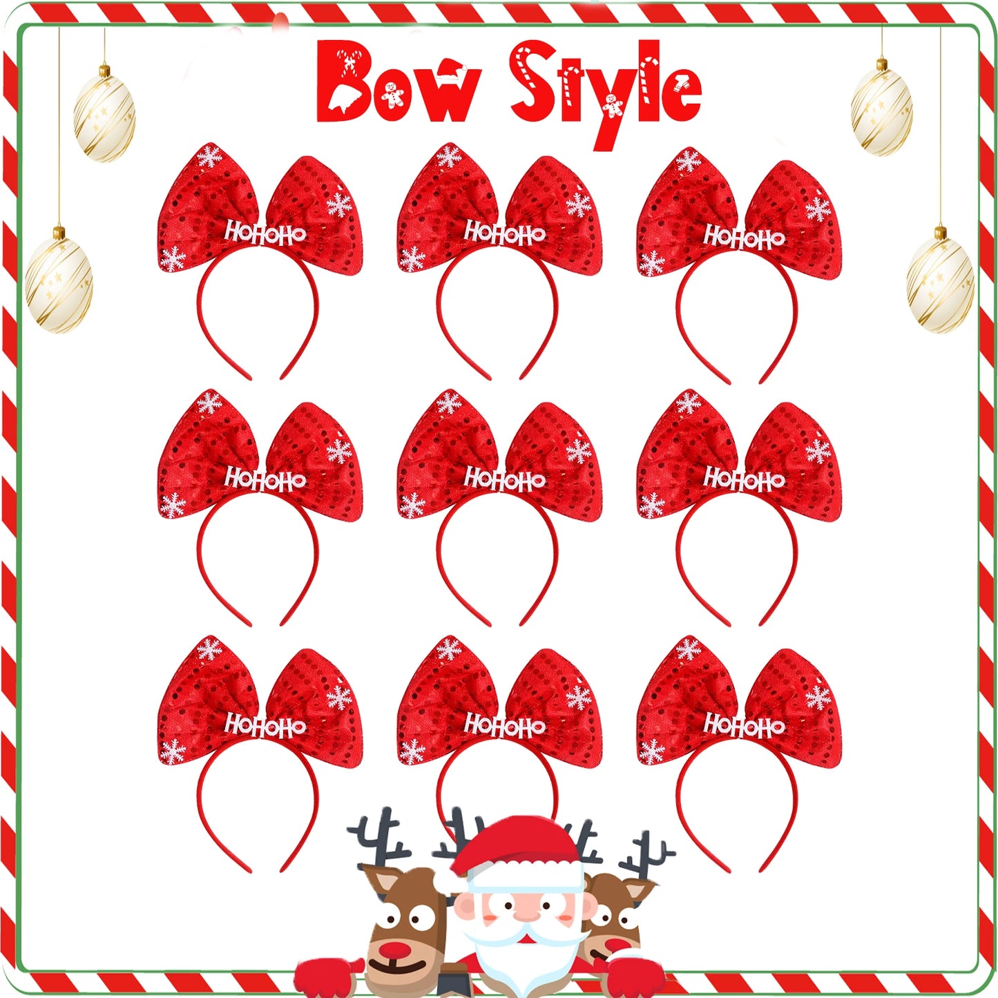 Headband Christmas Party Decorations Favors