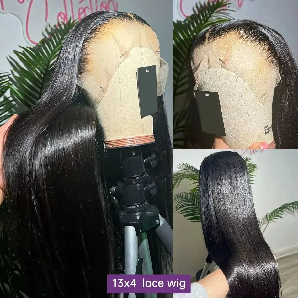 High Density Lace Frontal Black Bone Straight Human Hair
