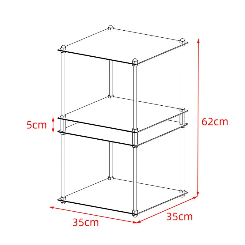 Stainless Steel Coffee Tables Decor Display Stand