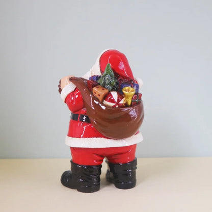 Resin Santa Claus Sculpture Holiday Accessories Decoration