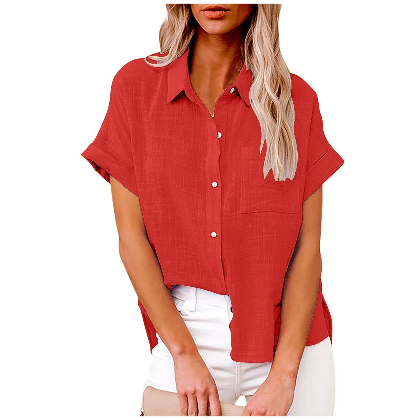 Woman Loose Casual Camisas Mujer Blouse