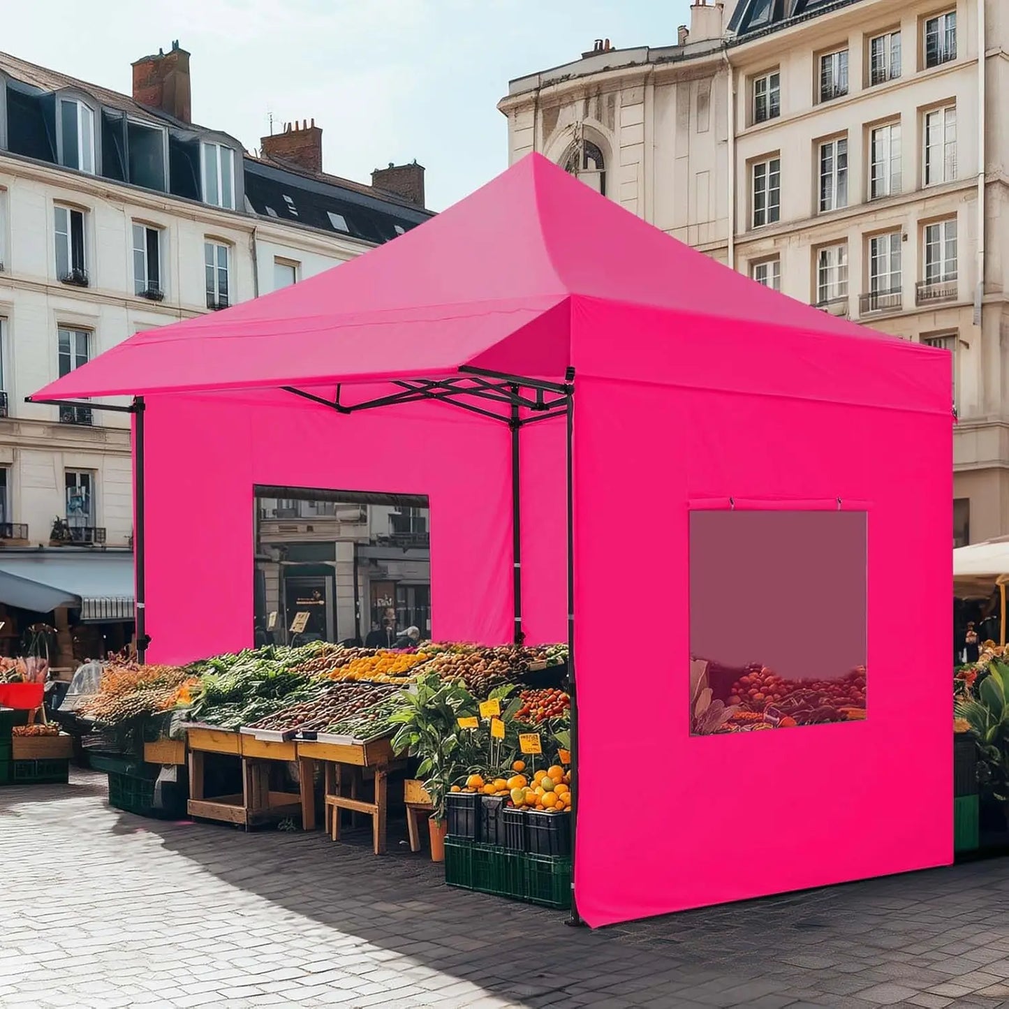 Heavy Duty Pop Up Canopy 3 Removable Sidewalls