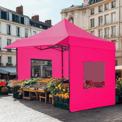 Heavy Duty Pop Up Canopy 3 Removable Sidewalls