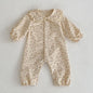 Infant Baby Girls Sleeveless Knit Rompers