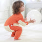 Girls Cleaning Mop Long Sleeve Crawling Jumpsuit