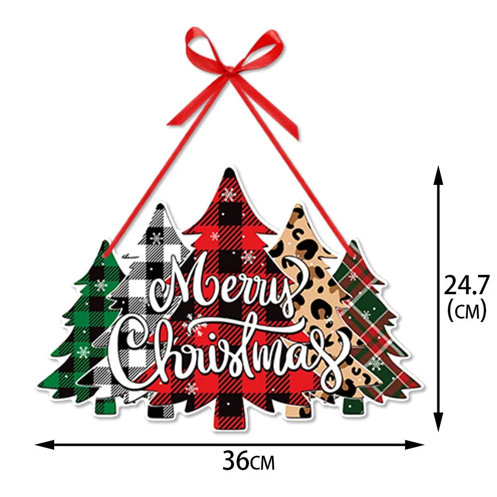 Santa Claus Snowman Xmas Tree Christmas Decor