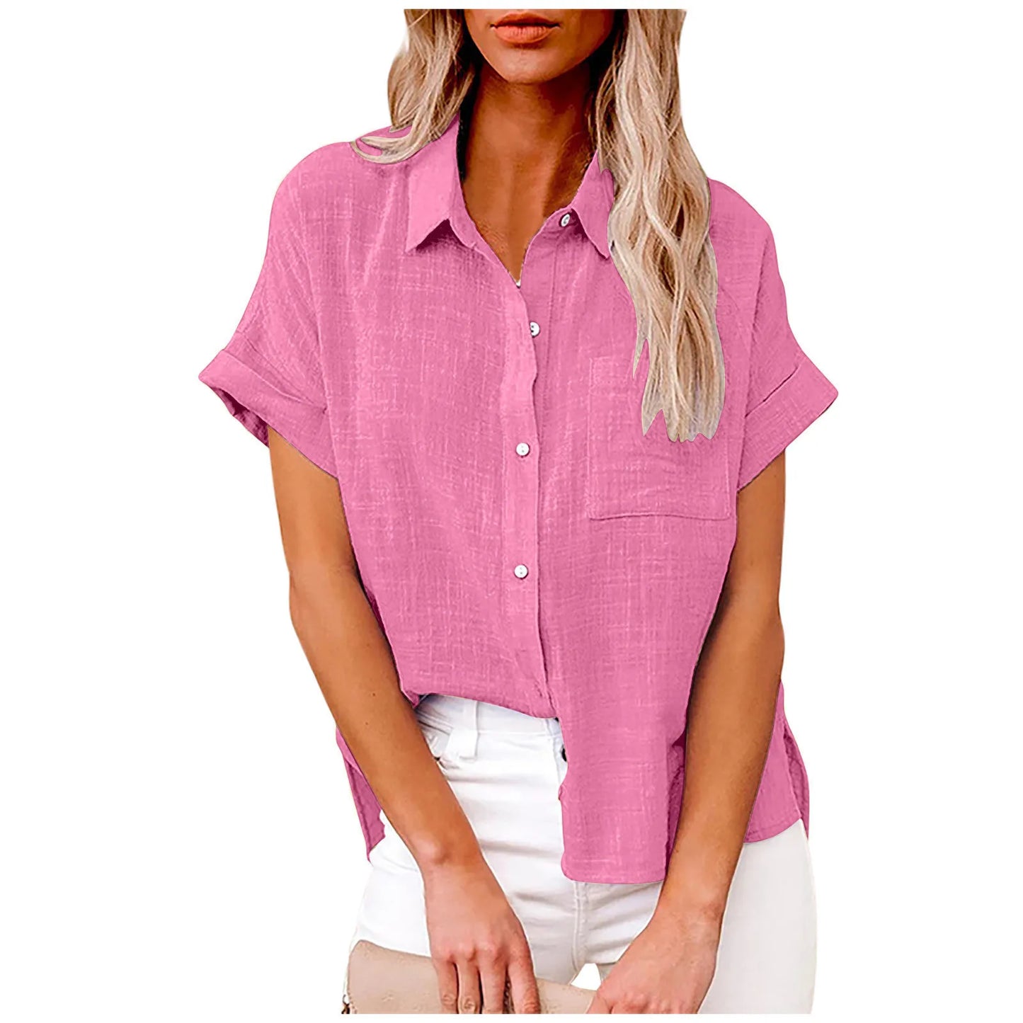 Woman Loose Casual Camisas Mujer Blouse