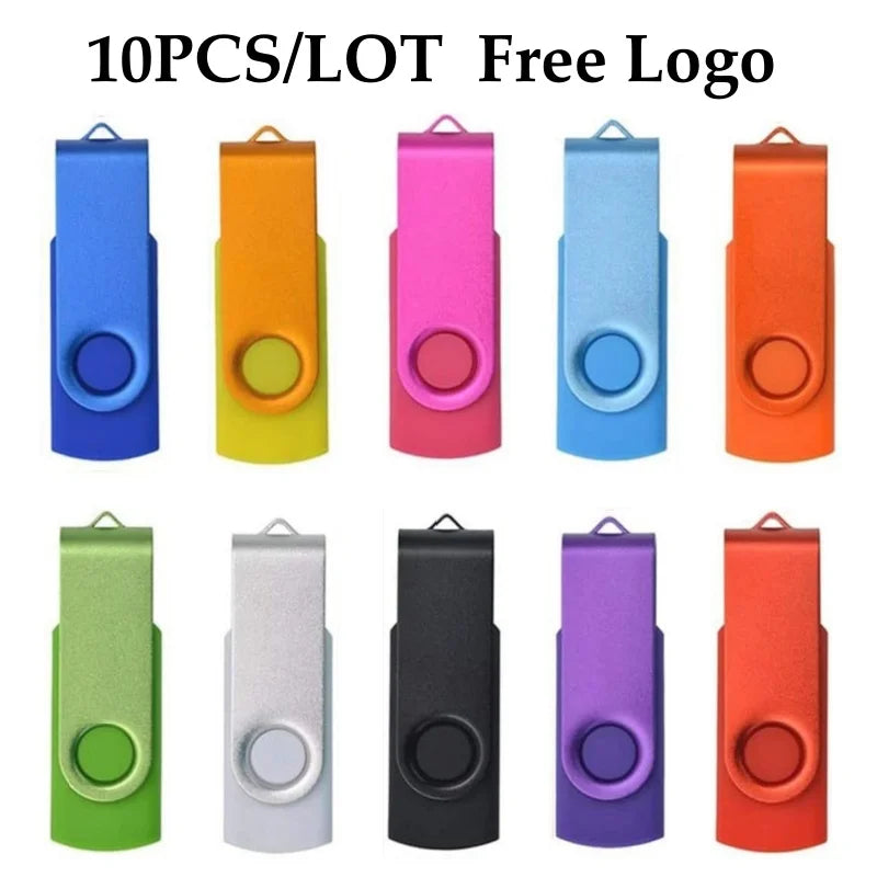10pcs Flash Drive Flash Memory Card Memory Stick