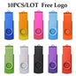 10pcs Flash Drive Flash Memory Card Memory Stick