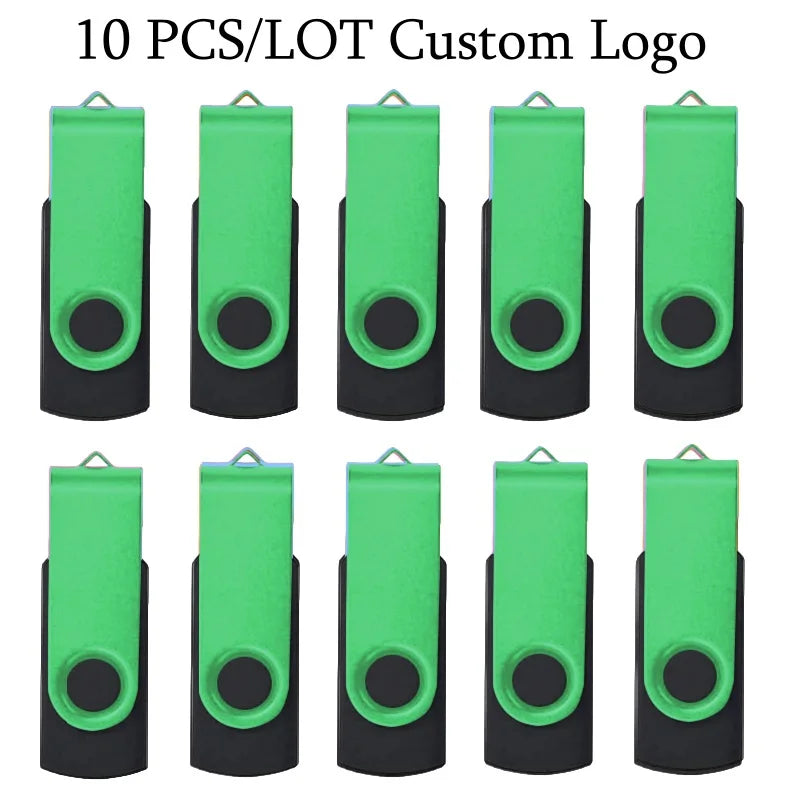 10pcs Flash Drive Flash Memory Card Memory Stick