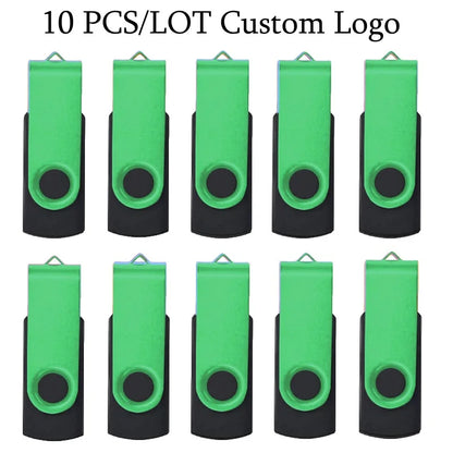 10pcs Flash Drive Flash Memory Card Memory Stick
