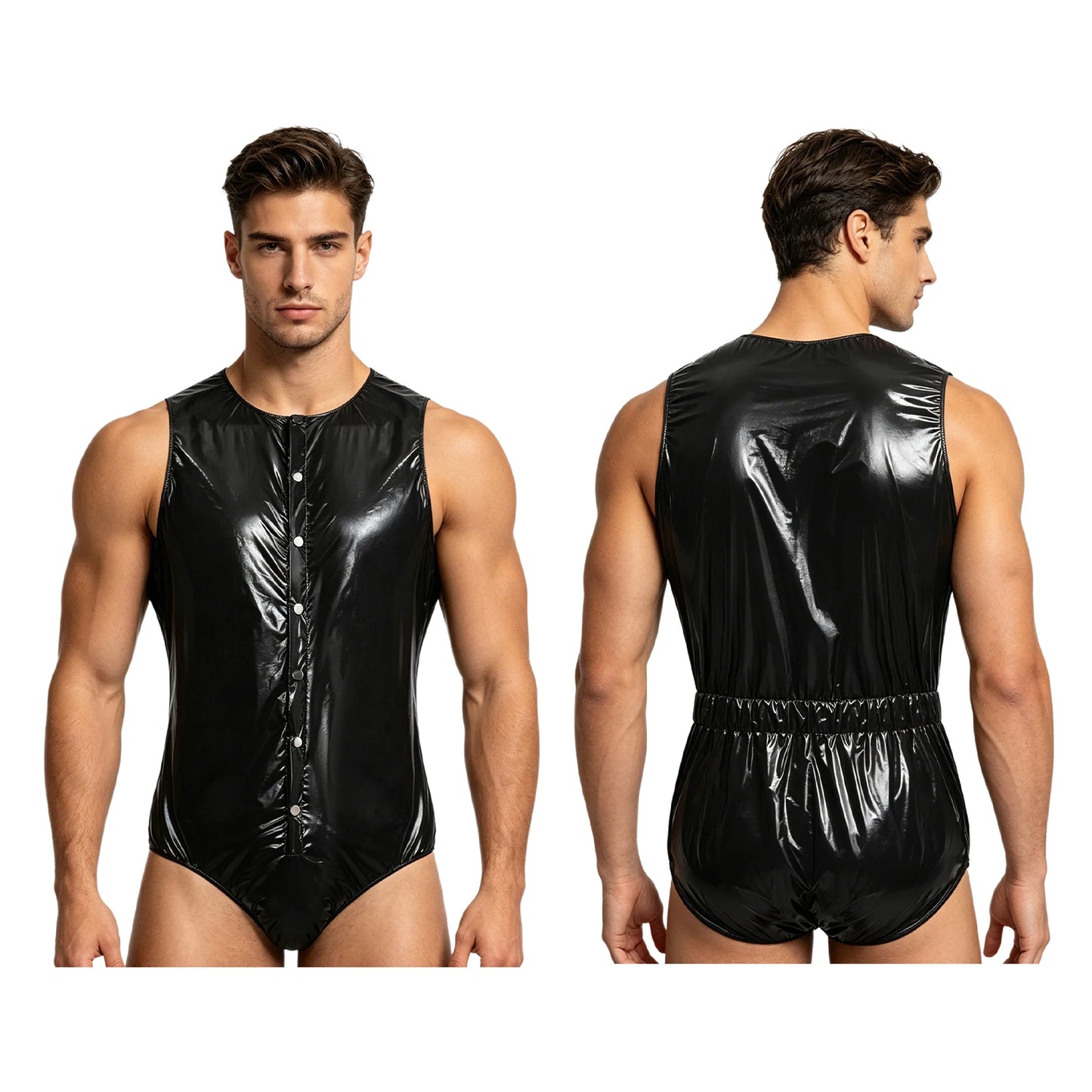 Mens Tear Away Backless, Nightclub Party Jumpsuit