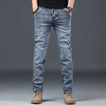 Slim Fit Skinny Tight Pipe Men's Jeans