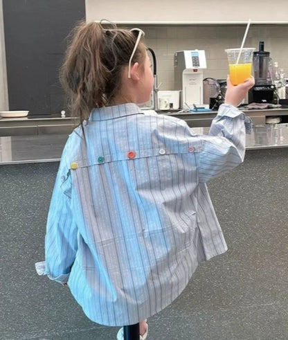 Stylish Lightweight Long Sleeve Tween Girls Shirt