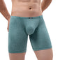 Men's Long Leg Boxer Briefs Sexy Bulge Trunks