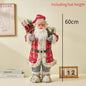 Large Standing Santa Figurine Doll Home Decoration