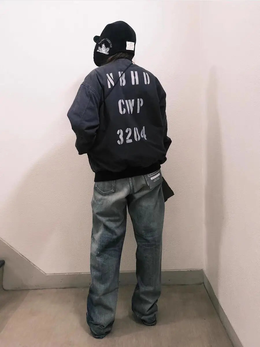 Loose Personality Trendy Washed Pants Men'