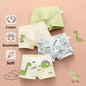 4pcs Boy/Teen Boys Boxer Briefs Cartoon Underwear