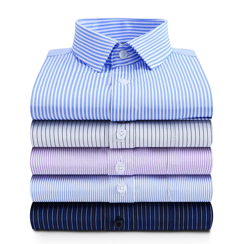 Mens Long-sleeved Non-ironing Anti-wrinkle Shirts