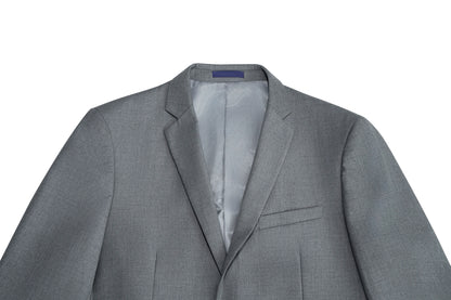 3pcs Men's Classic Solid Color Suit Regular Fit