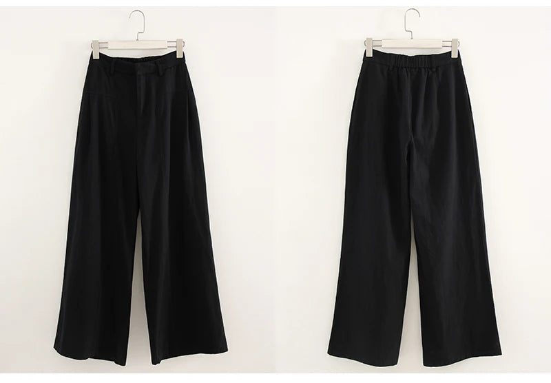 Women Wide Leg Formal Straight Leg Pants
