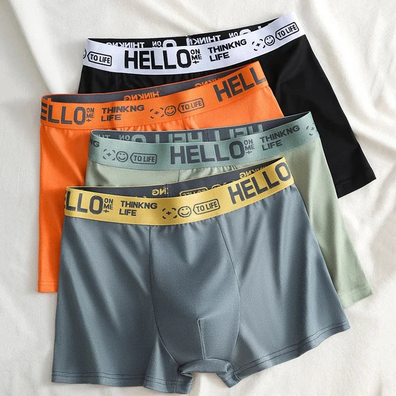 Sexy Men's Boxer Briefs Underwear Fit Breathable