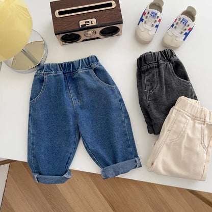 Fashion Boys Casual Pants, Girls Loose Trousers