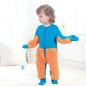 Girls Cleaning Mop Long Sleeve Crawling Jumpsuit