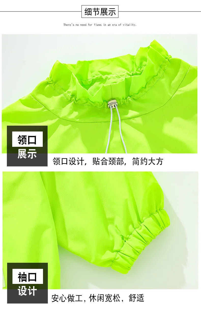 Boys/Girls Hip Hop Jacket Cargo Pants Child Pullover