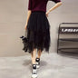 Fashion Tutu Skirt Casual High Waist Midi