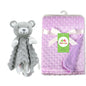 Personalized Baby Security Blanket Comforter Tags Rattles