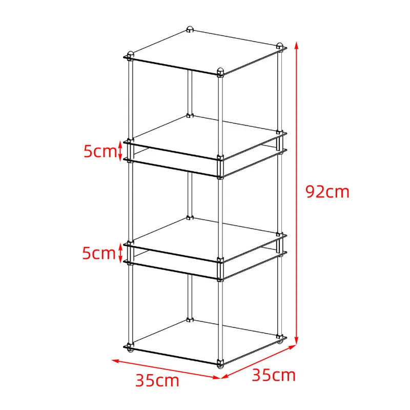 Stainless Steel Coffee Tables Decor Display Stand