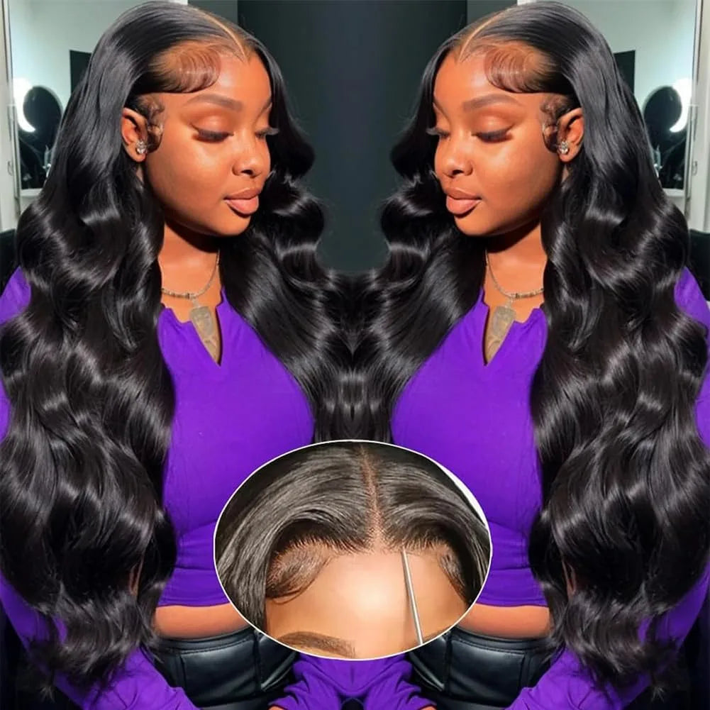 Lace Closure Wigs Human Hair Wear & Go Glueless
