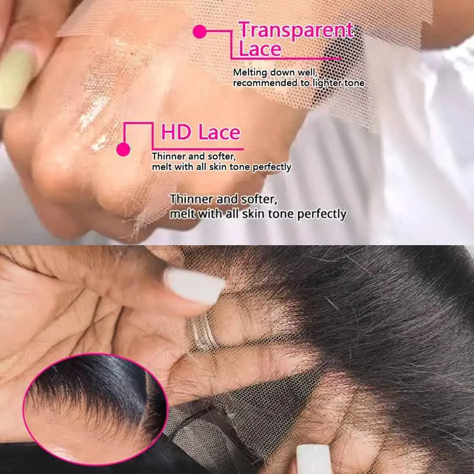 Straight Lace Front Human Hair Wigs