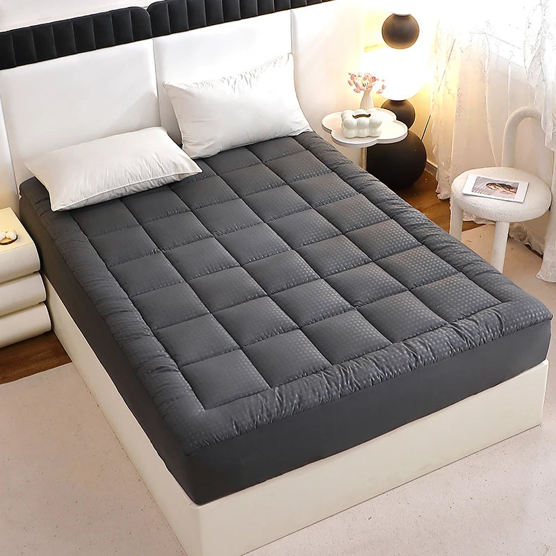 Twin Full Queen King Dark Grey Mattress Topper