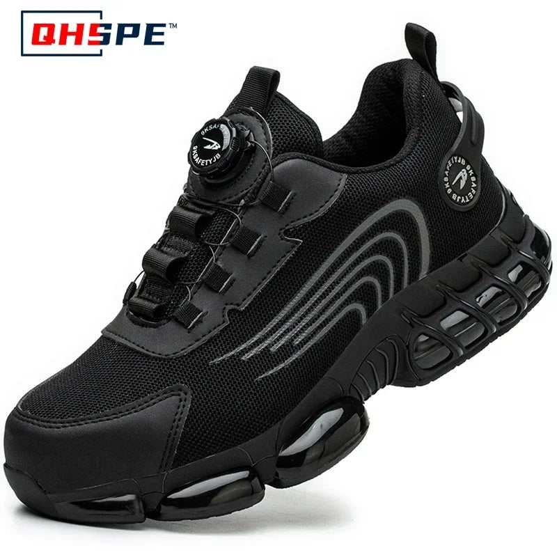Safety Shoes Men Anti-smash Anti-puncture Work Shoes