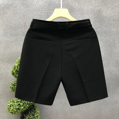 Casual Slim Fit Men's Suit Shorts Stylish