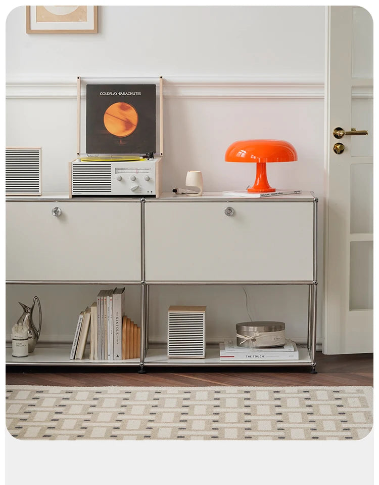 Modular DIY Metal TV Stand Cabinet Storage