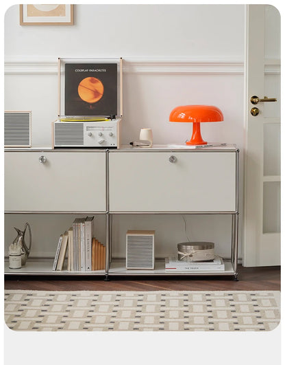 Modular DIY Metal TV Stand Cabinet Storage