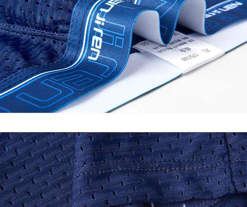4pcs Men's Boxer Silk Plus Size Breathable Briefs