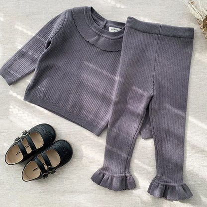 Boys/Girls Baby Knit Sweater Cardigan + Shorts