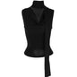 Sexy Sleeveless V-Neck Lady Top Fashion Slim